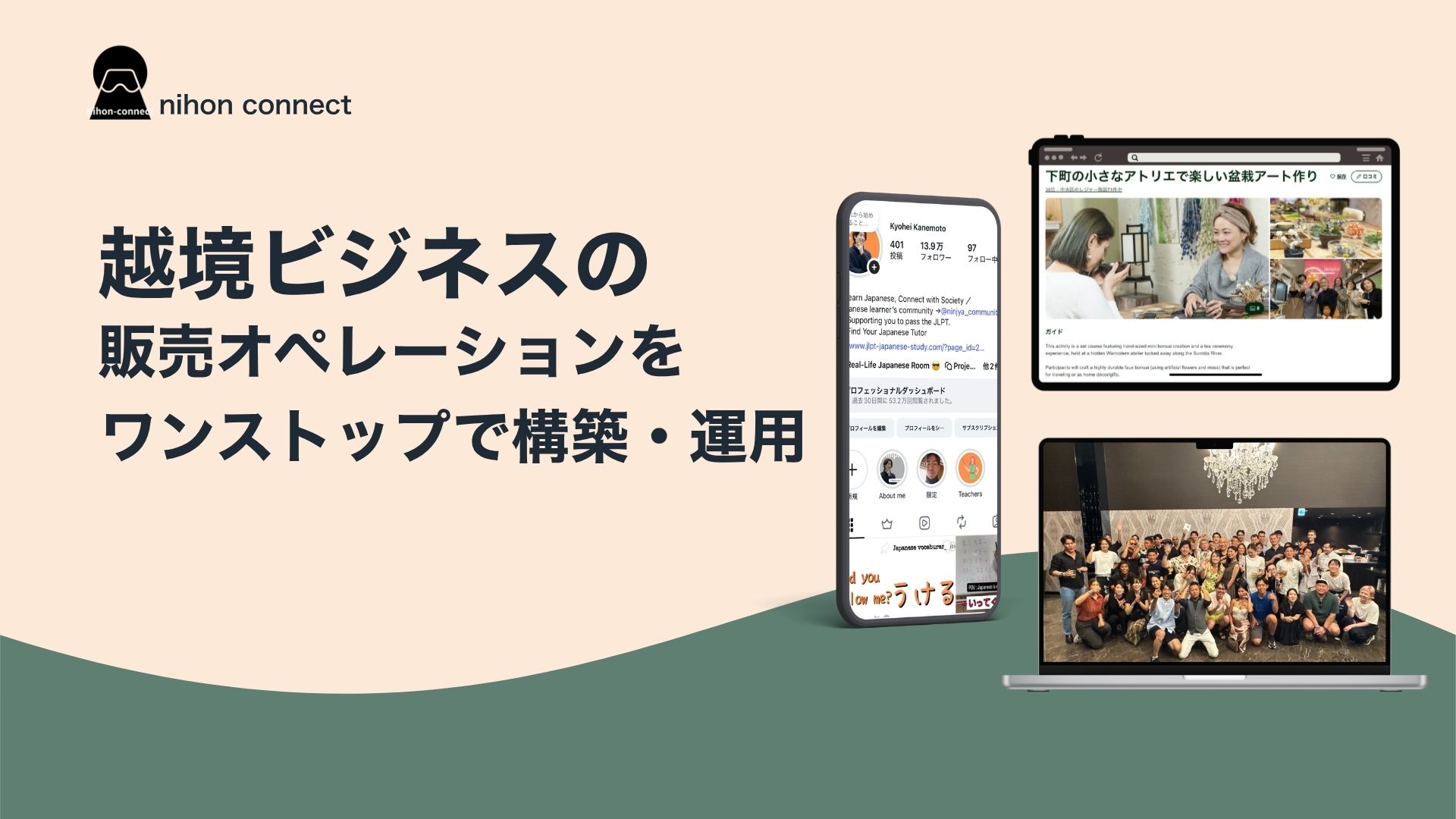 越境ビジネスの販売オペレーションをワンストップで構築・運用